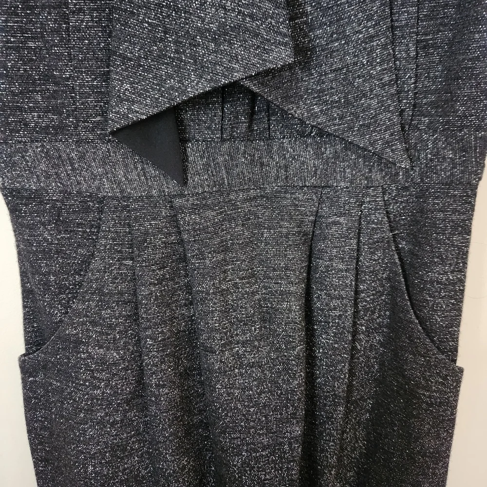 Kate Spade | Lucinda Wool Blend Metallic Bow Front Sleeveless Dress - Size 0
